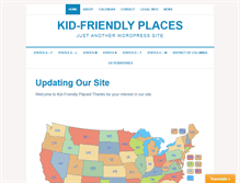 Tablet Screenshot of kidfriendlyplaces.com